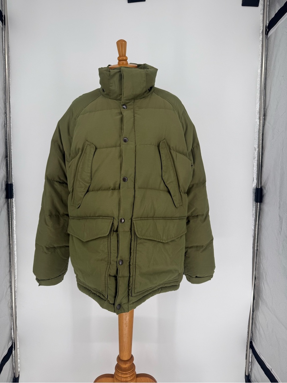 Vintage Men's Olive Green Winter Penfield Puffer Jacket size XL